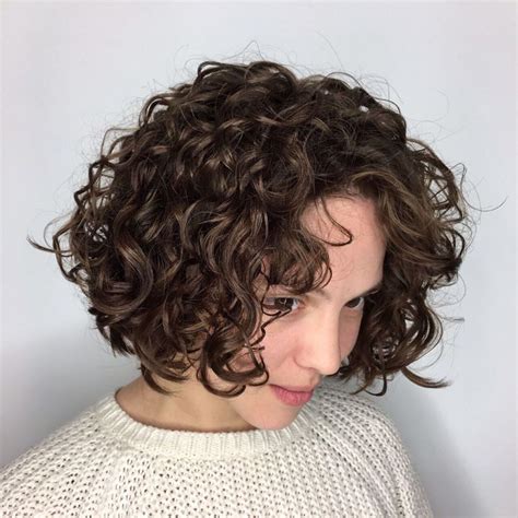 curly perm short hairstyles